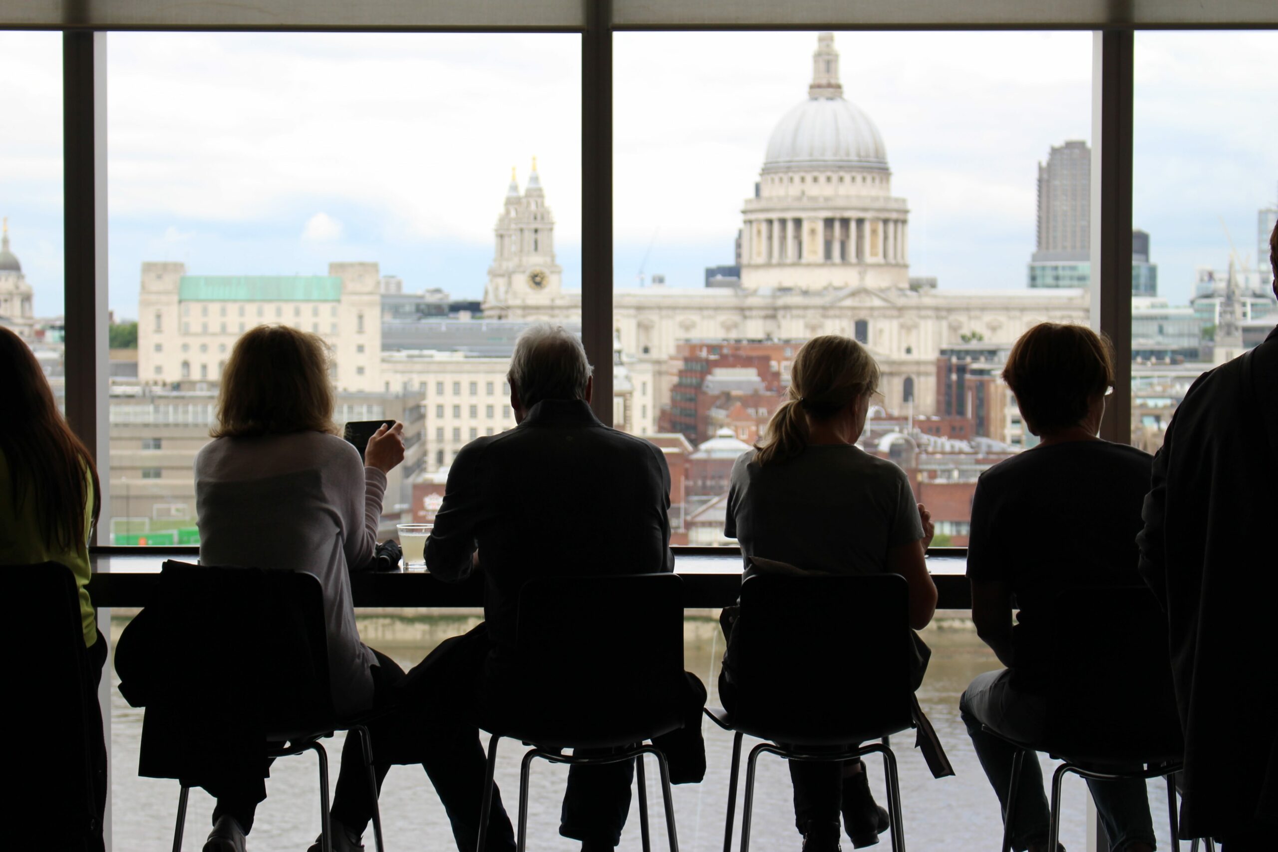 London view from cafe